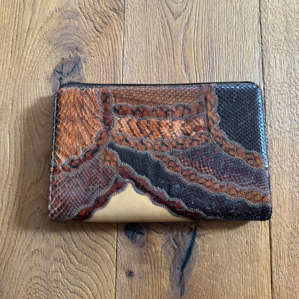 Vintage Patchwork Clutch - image 3